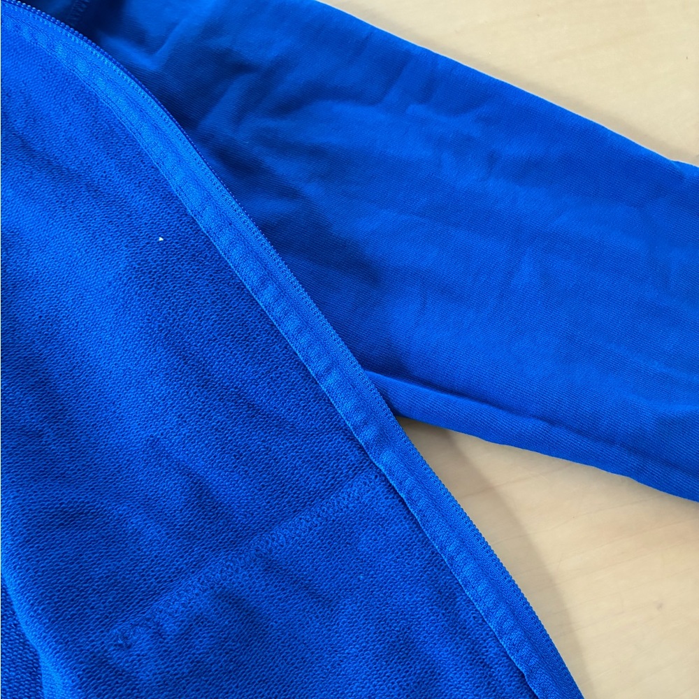 Hanna Andersson Vibrant Blue Kids Hoodie - Picture 3 of 4
